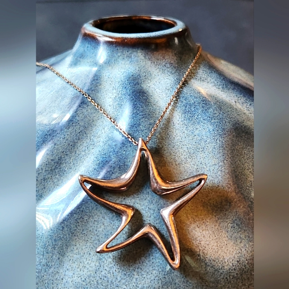 Mark Wasserman Samara Italian Sterling silver Star, 18 inch.